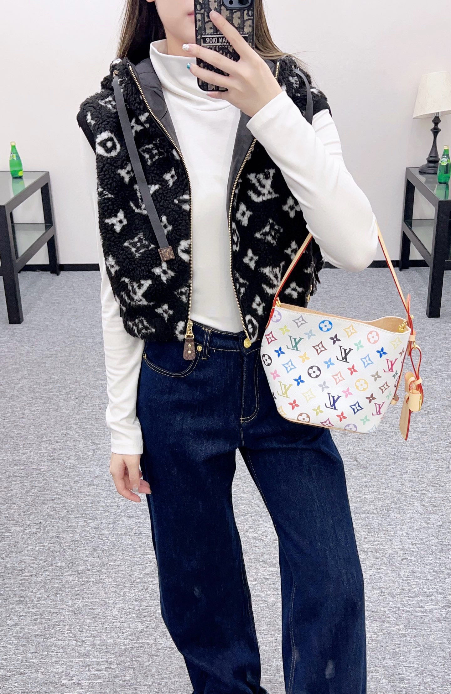 Lvv lambskin vest jacket 0725102009