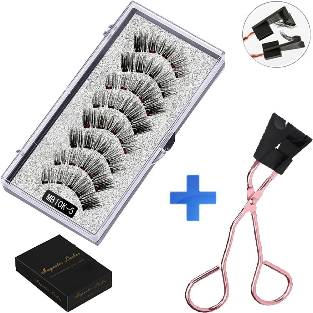 False eyelashes magnetic two pairs of simulation eyelashes