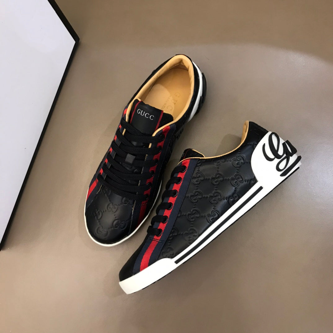 New Men's fashion lace-up casual shoes-3