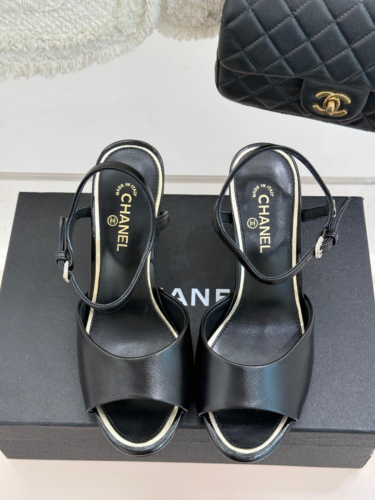 CNL fashion diamond heel high heels 0725042808