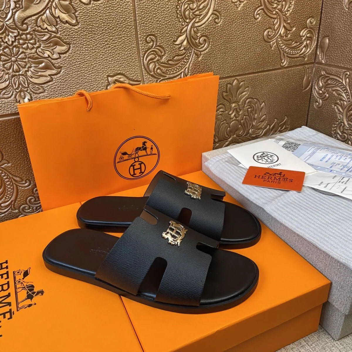 New High Leather Slippers 1024032121