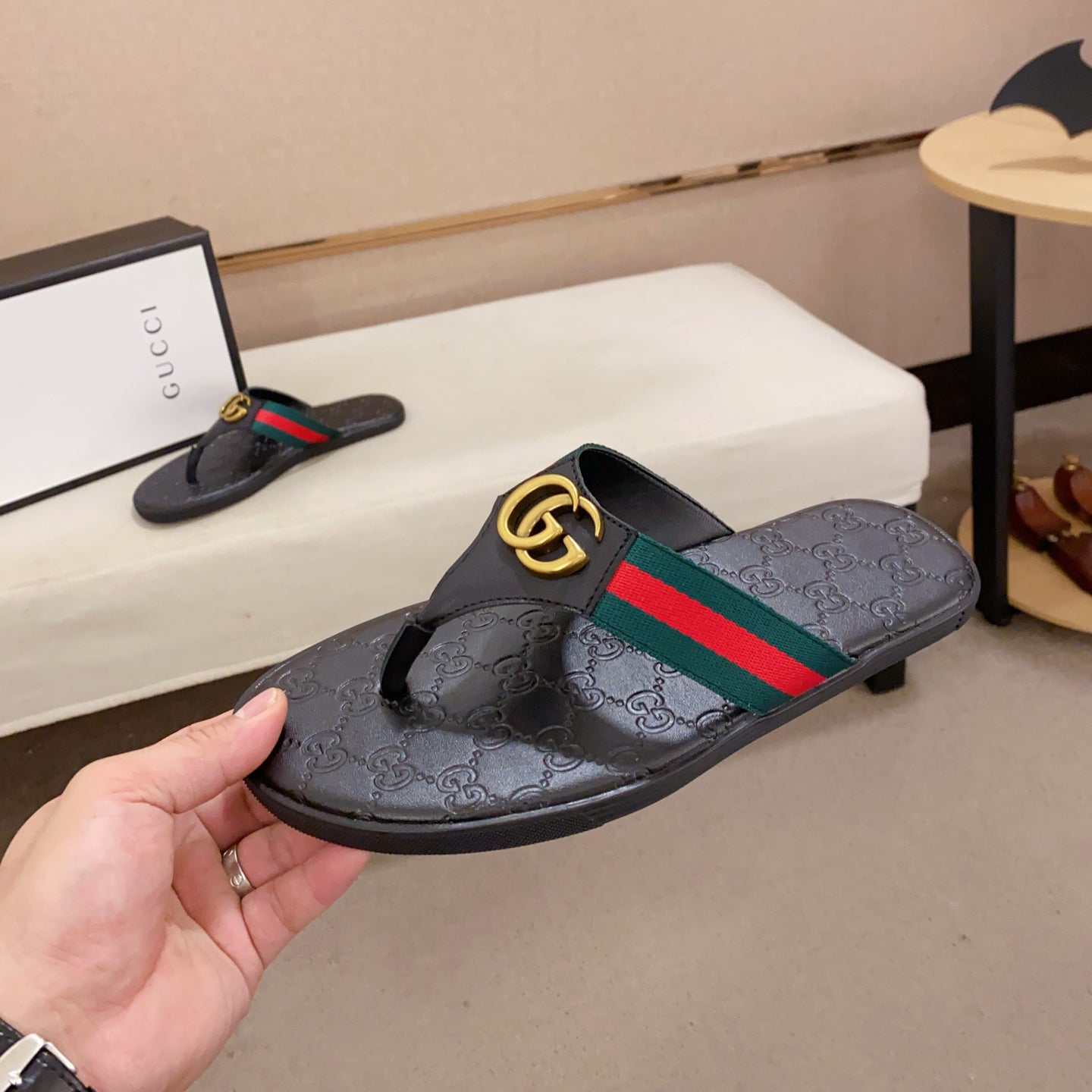Men's summer luxury new Gucci slippers
