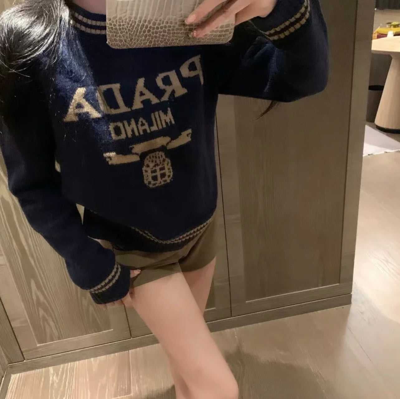 PR Long Sleeve Crewneck Sweater 1824091012