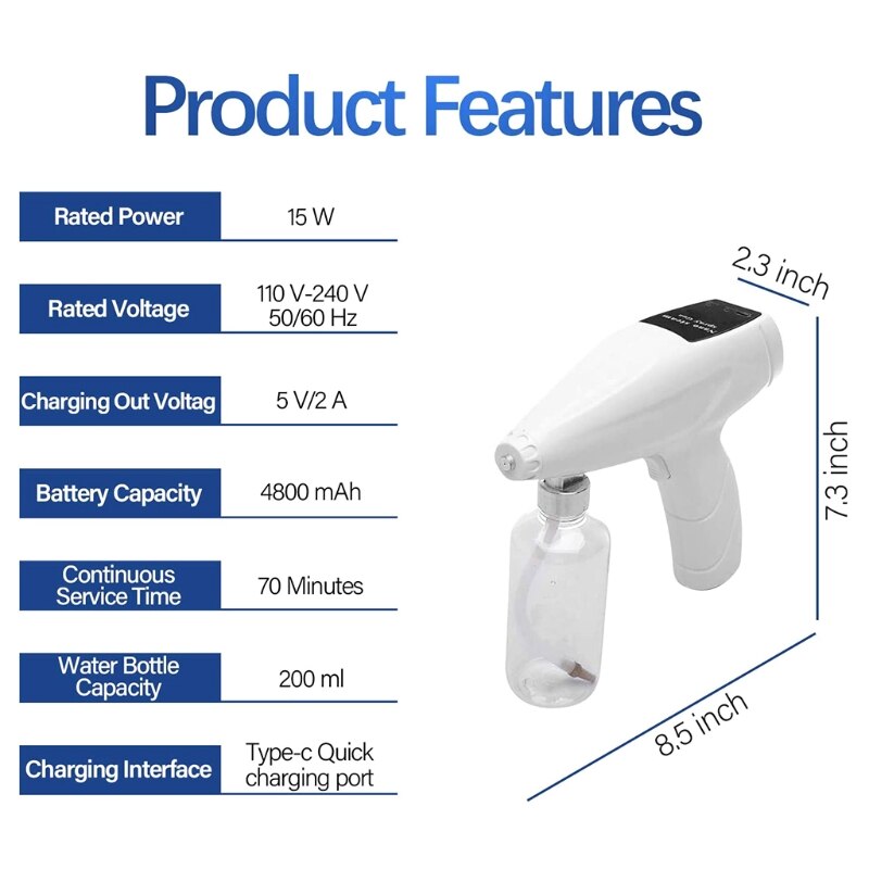 Wireless Electric Sprayer for Sterilizing