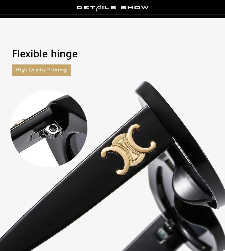 Trendy Oval Sunglasses Retro Sunglasses 1024041613