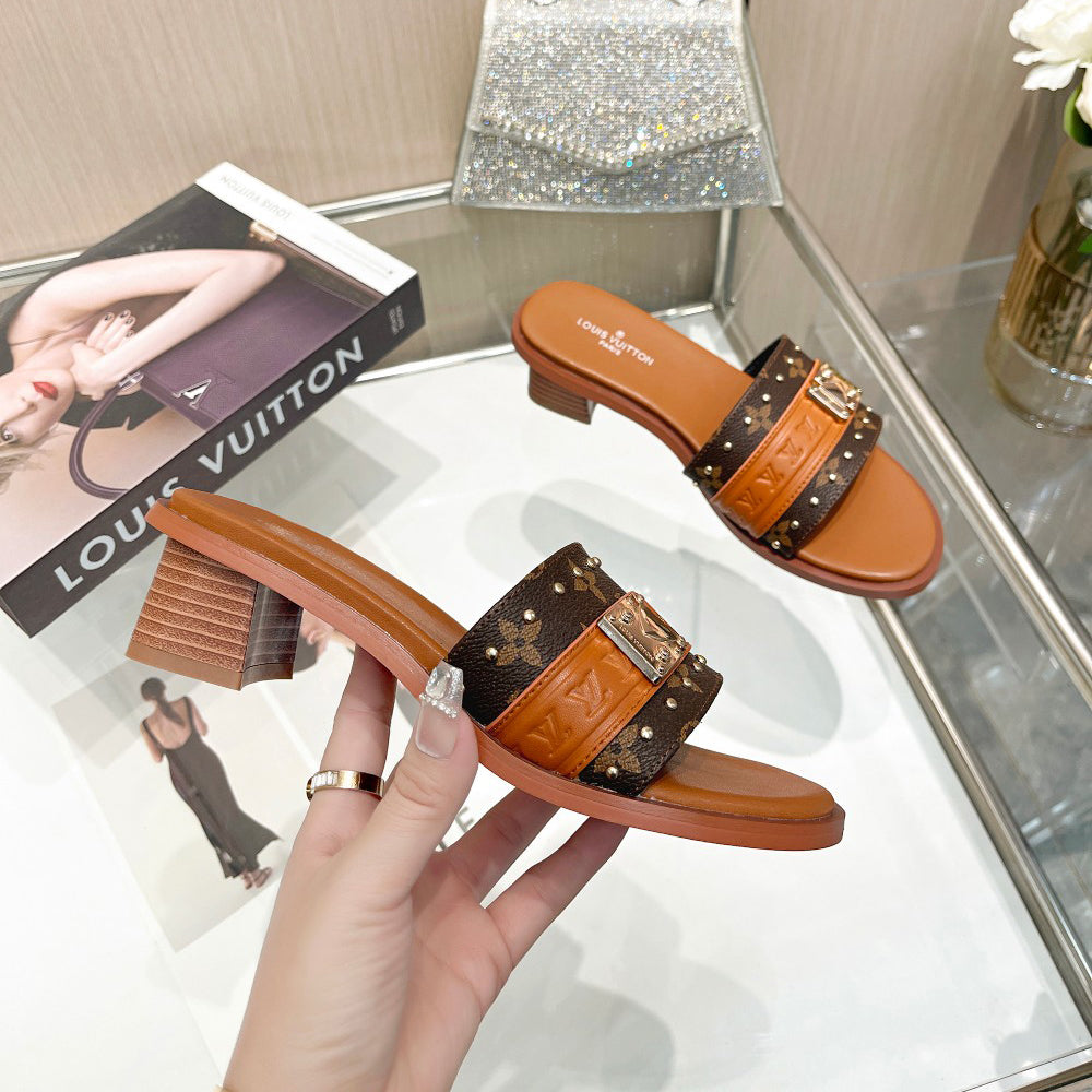 23 early spring new Lock It series letter buckle sandals and slippers XC160616012