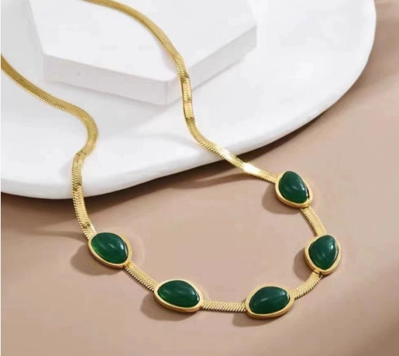 Creative Flowing Collarbone necklace 2025081115