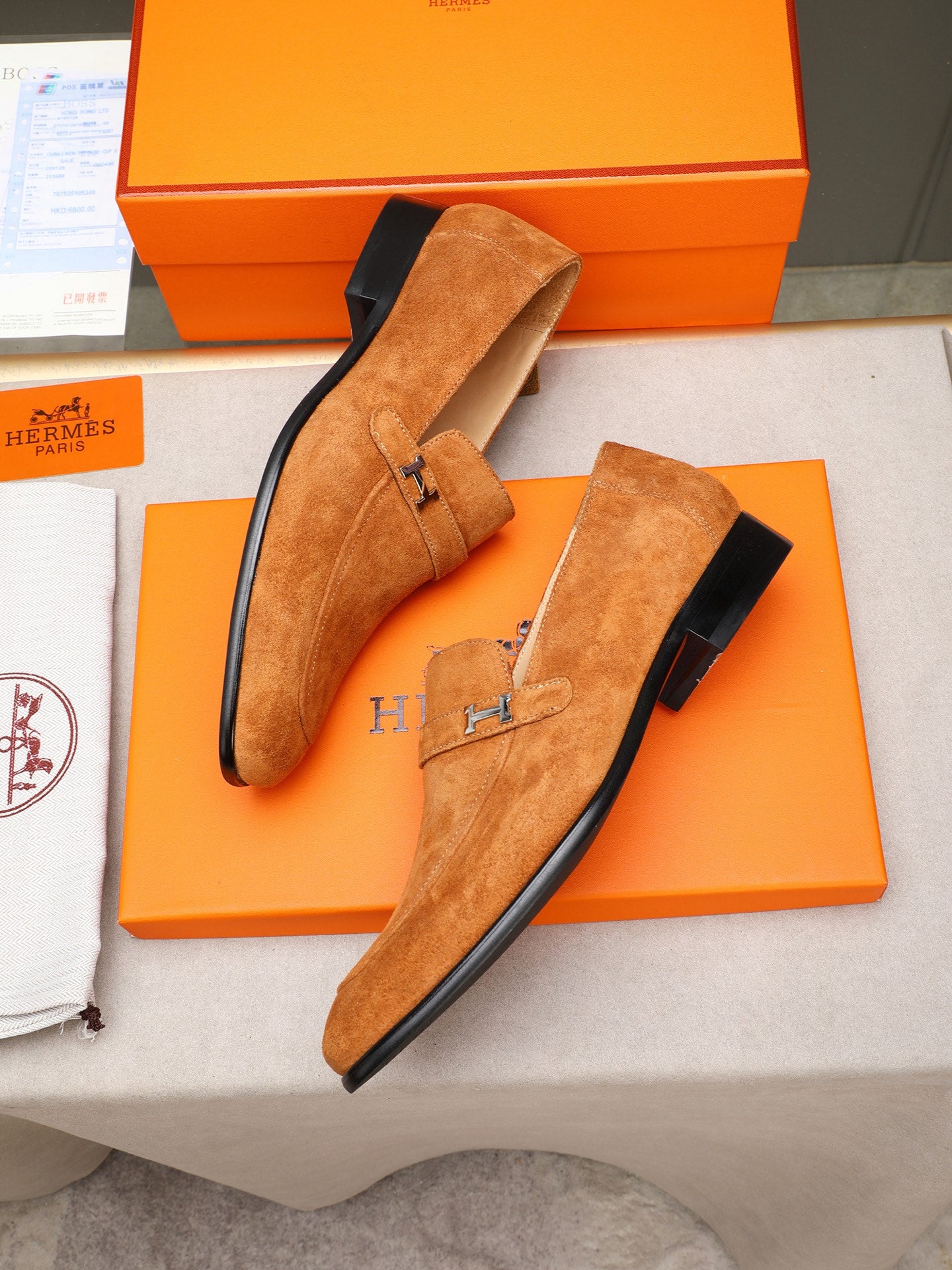 New HMS business formal leather shoes 0725062404