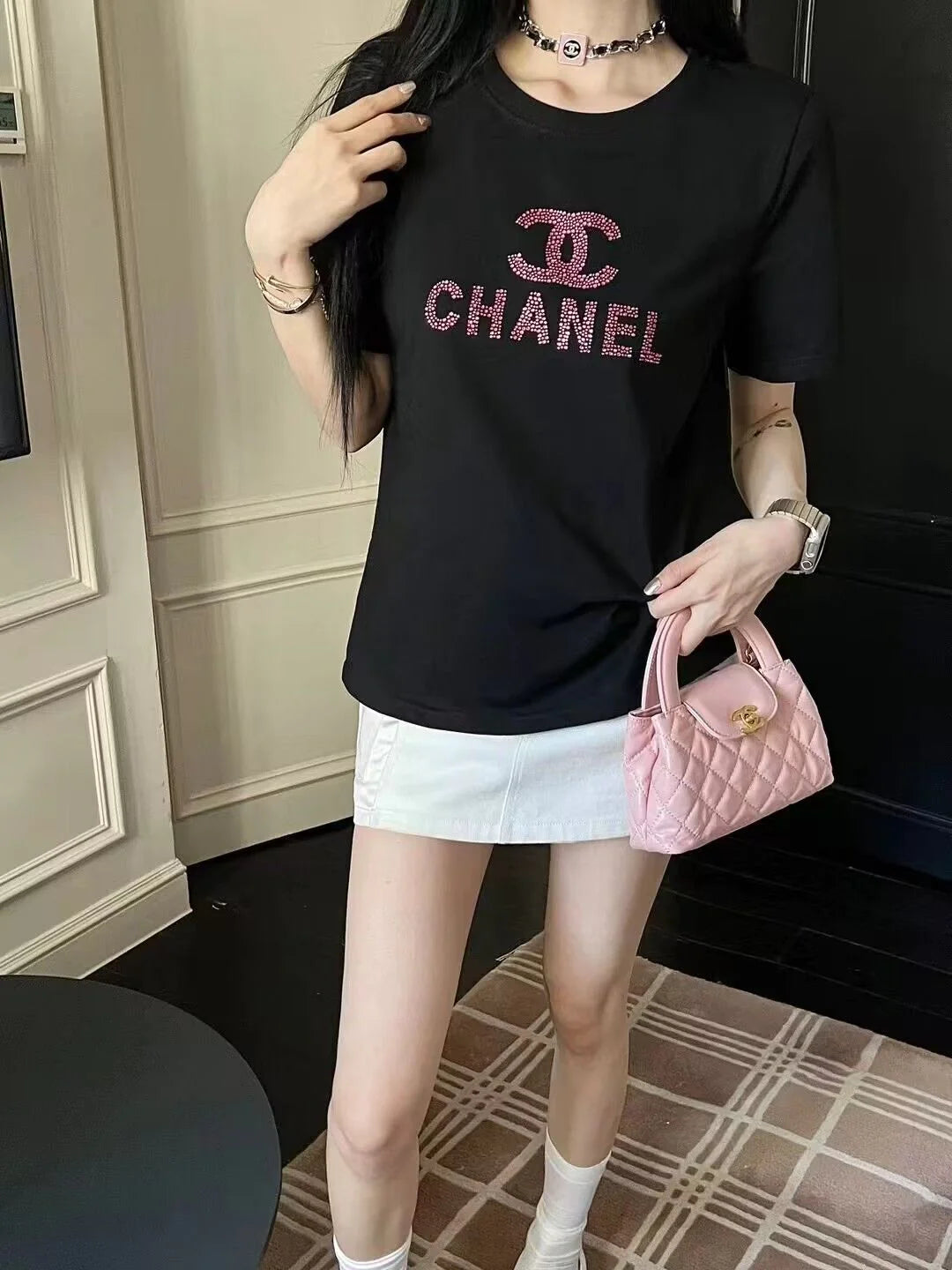 New Composite Hot Rhinestone Suit All-match Jacket 1024030603