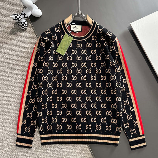 GG Fashion Print Crewneck Sweater 0724121810
