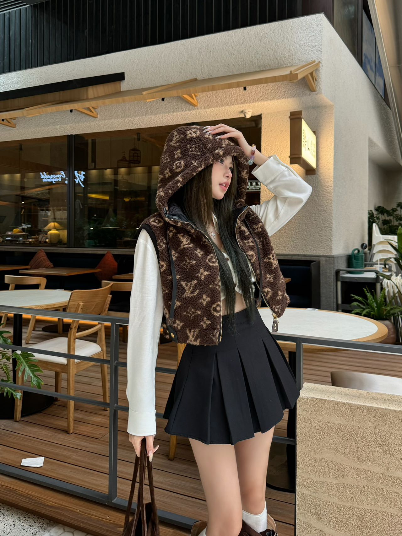 Lvv lambskin vest jacket 0725102009