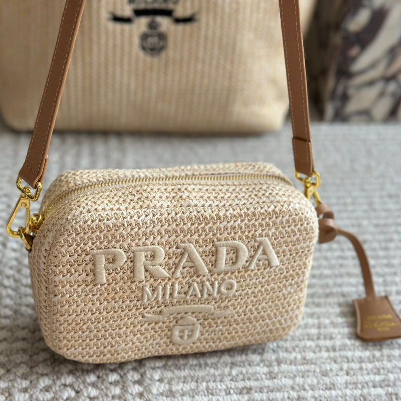 Summer straw camera bag 1824040207