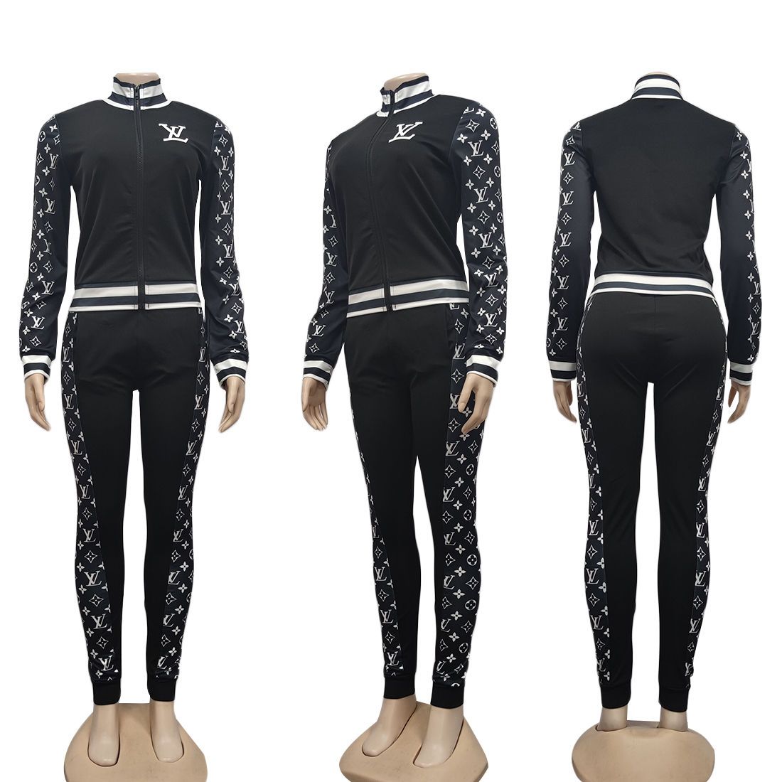 New Style V Logo Women's Leisure Suits