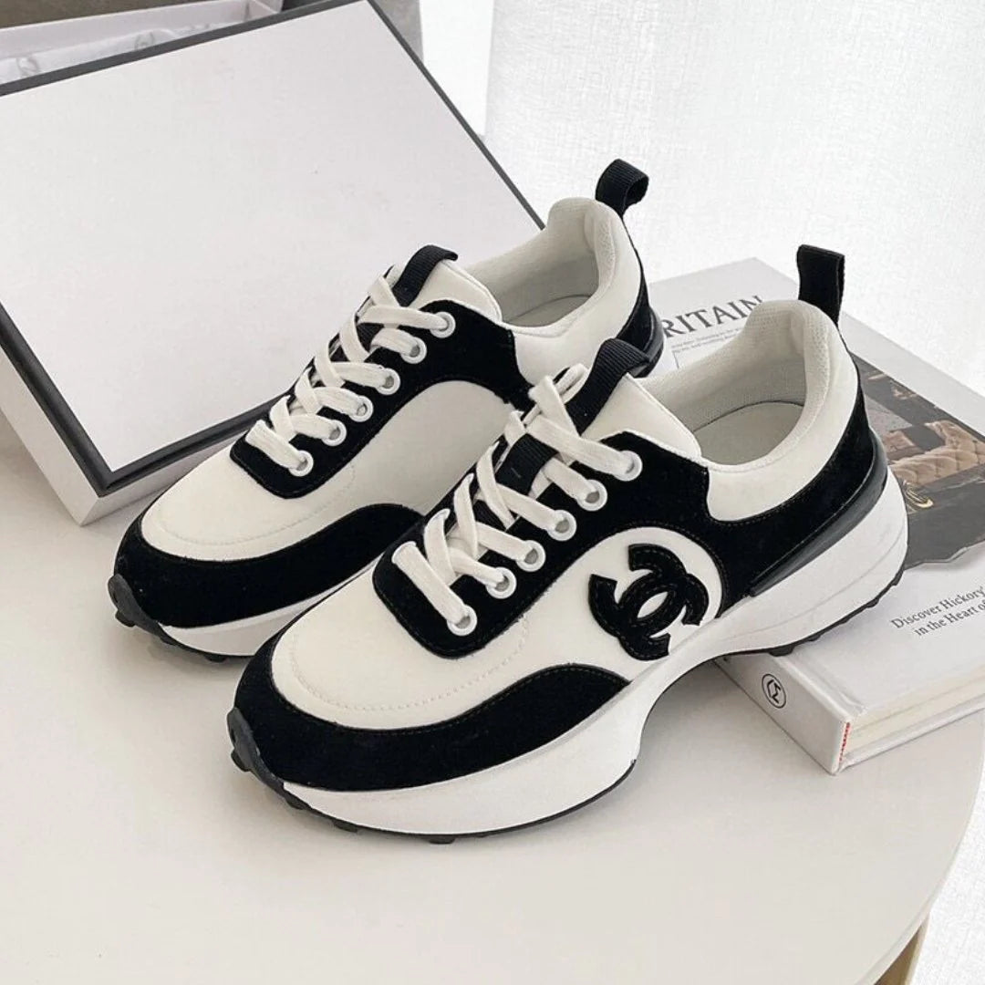 New Sneakers Leather Platform Casual Shoes 1024031409