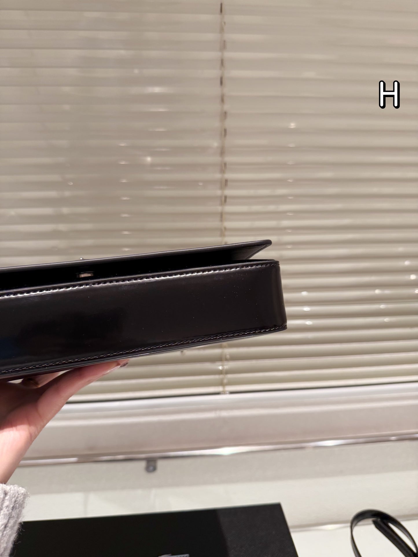 PRD Fashion Patent Leather Underarm Bag 0724120509