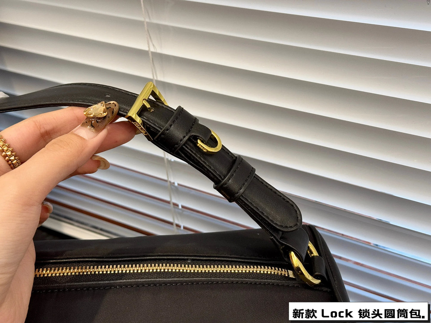 Cylinder Lock Bag Underarm Bag 1925012005