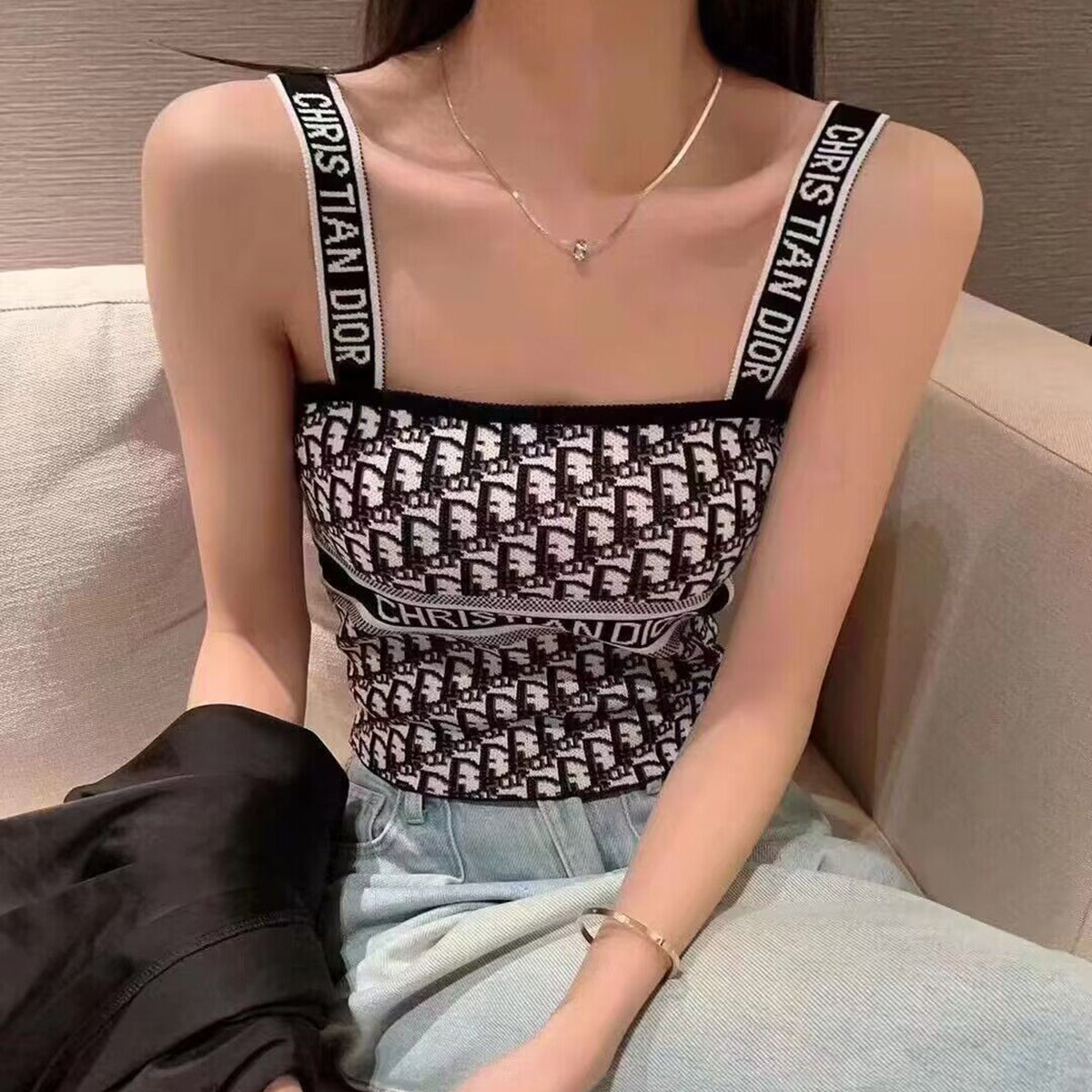 Fashion casual ice silk camisole PD10041724