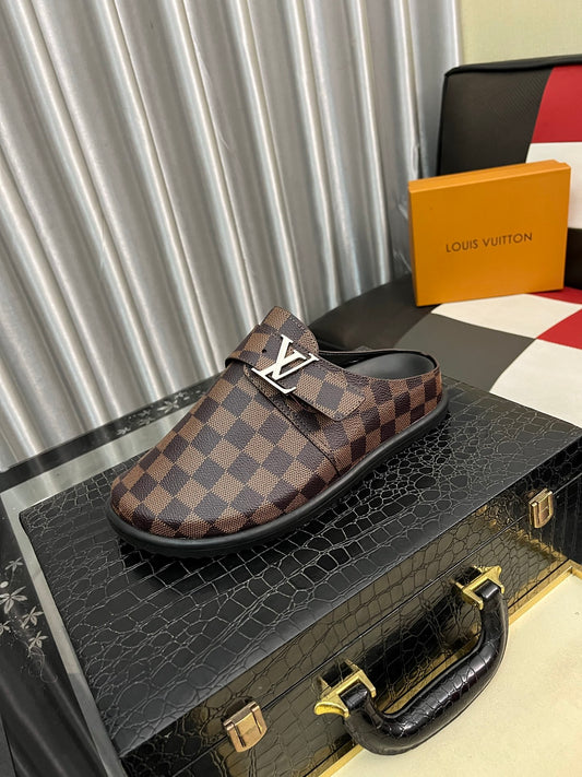 Lvv fashion casual plaid slippers 0725082903