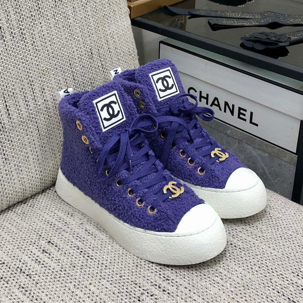 New high top fur casual shoes 1024101512