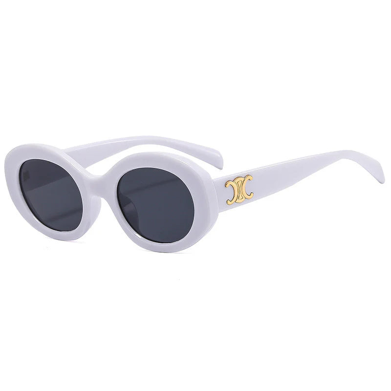 Trendy Oval Sunglasses Retro Sunglasses 1024041613