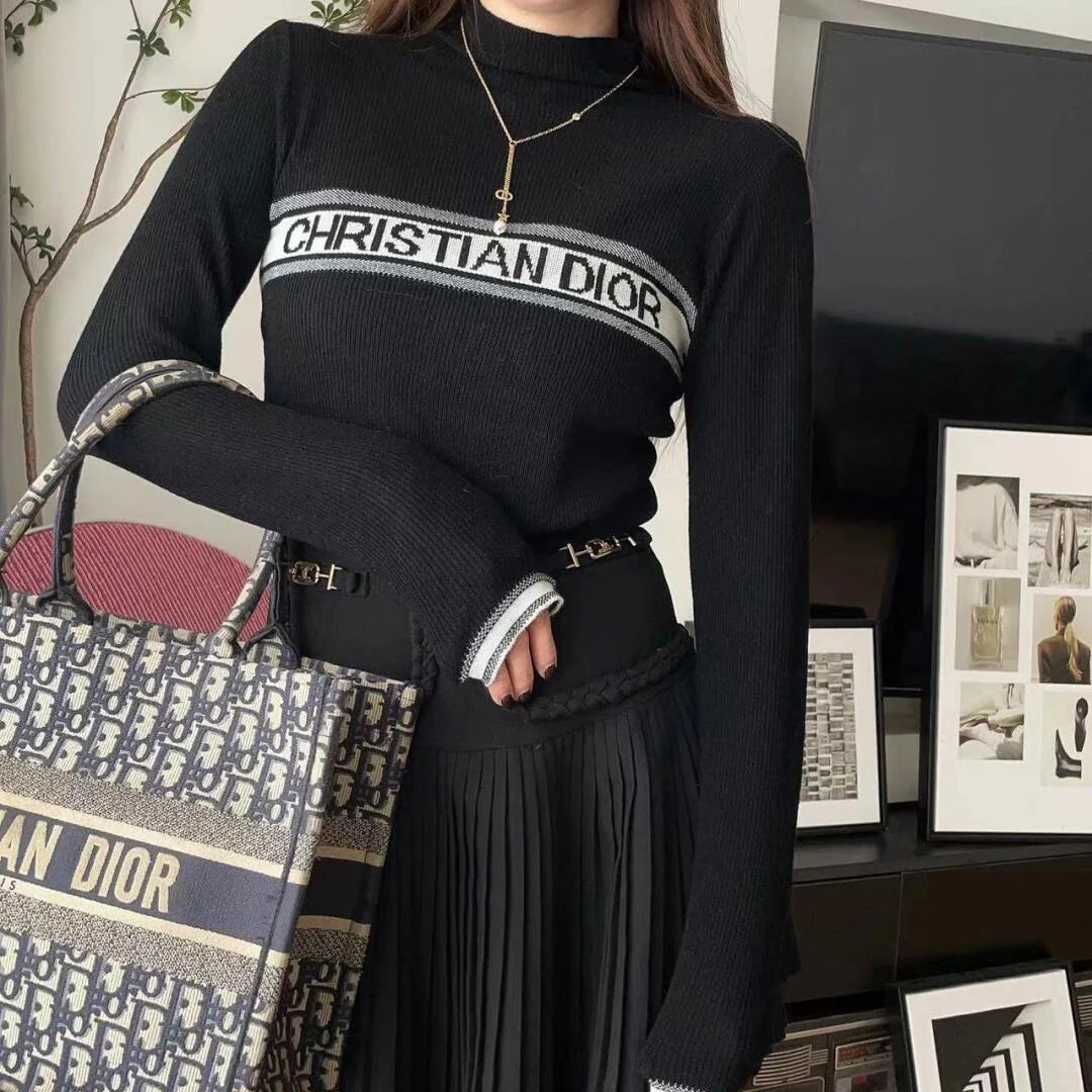 High-Neck Stretch Knit Base Layer 1025102423