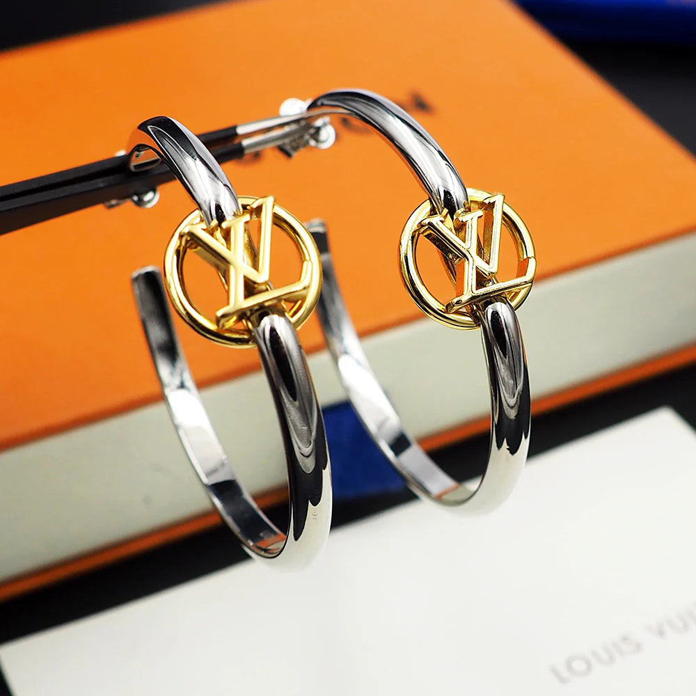 New versatile oversized hoop earrings 1025101512