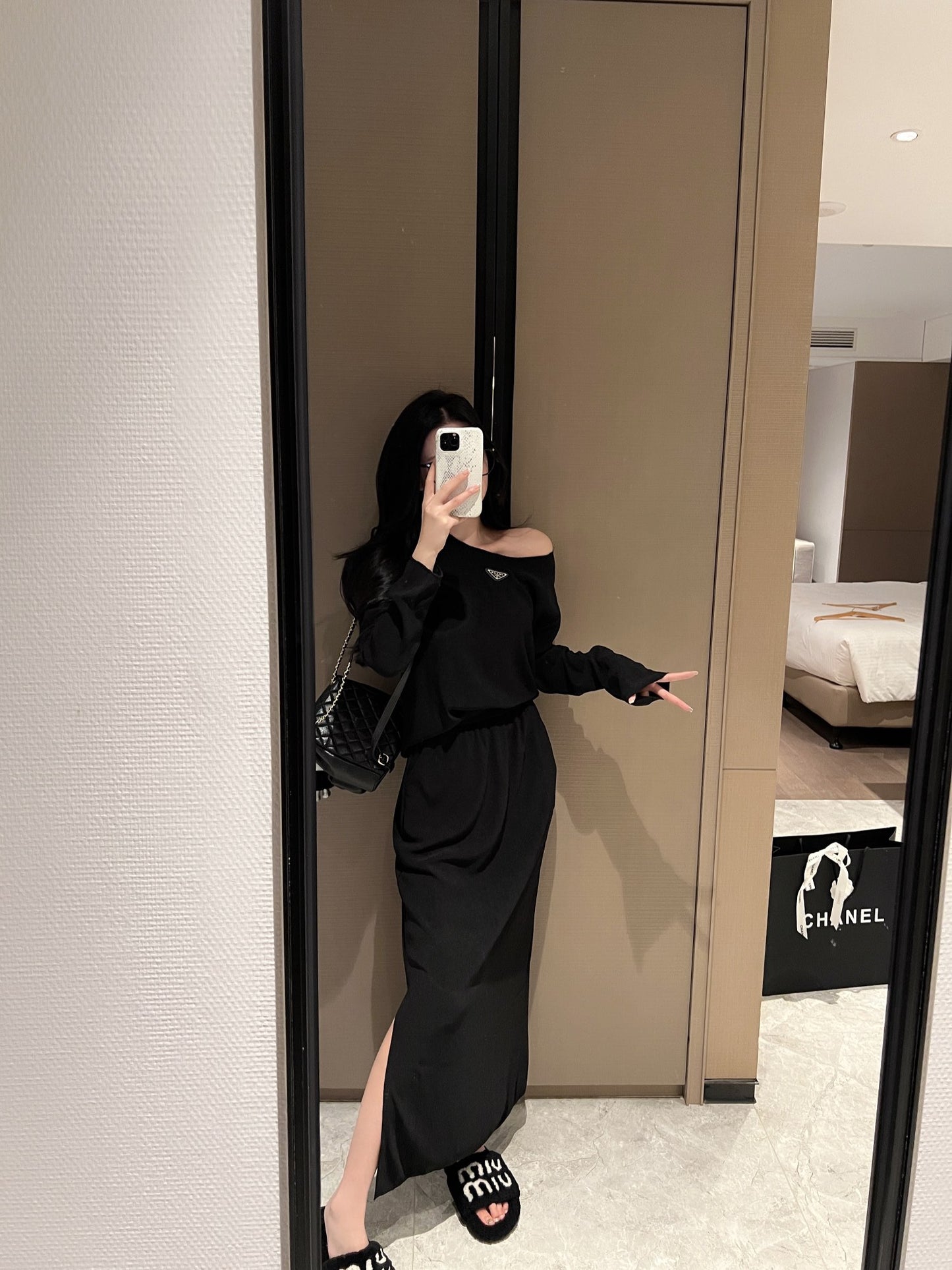 PRD Classic Long Sleeve Maxi Dress Set 0724101106