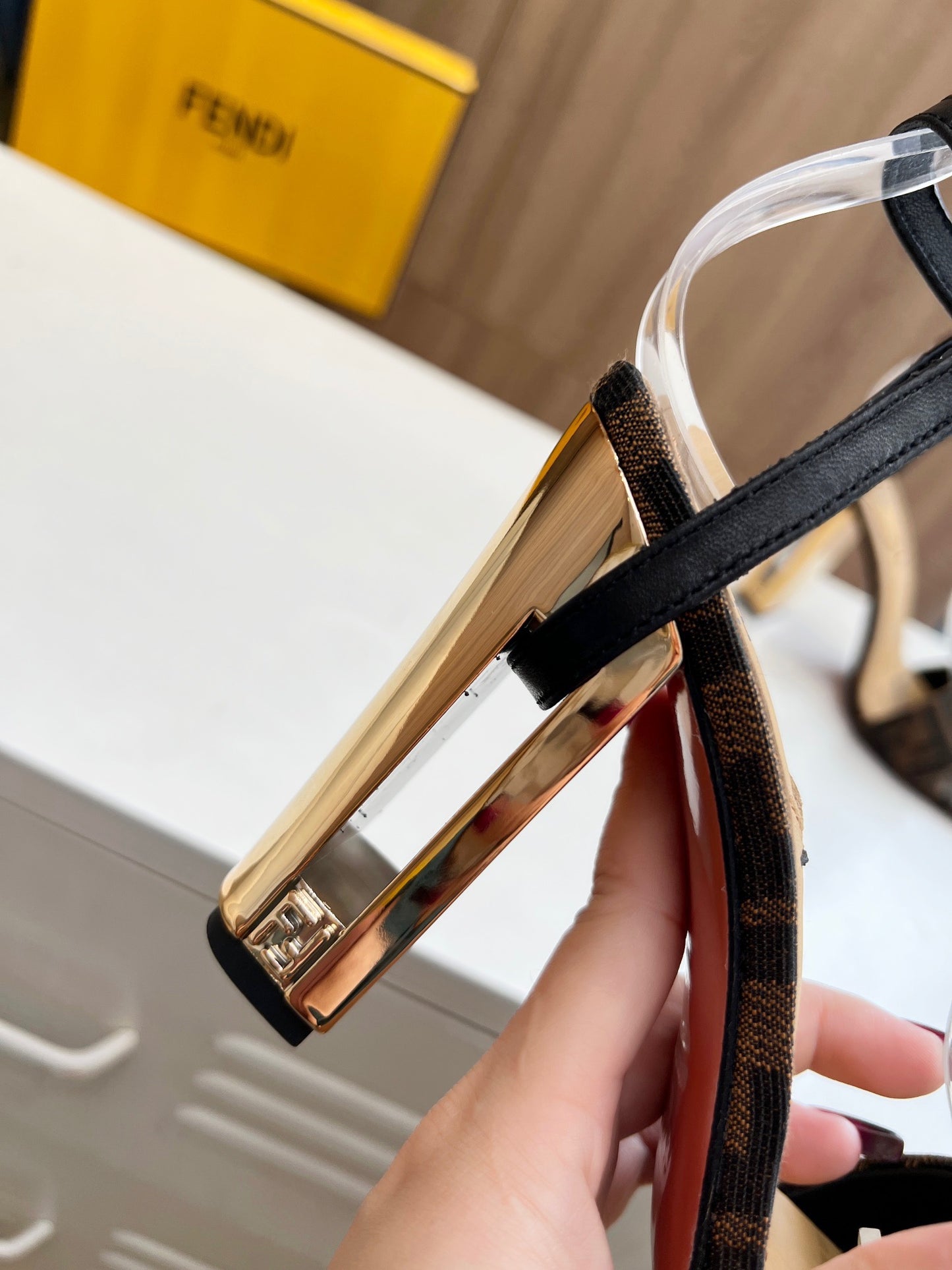 FD fashion print high heels 0725030501