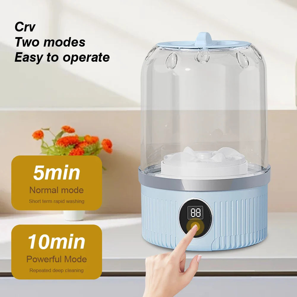 Small Wireless Portable Mini Washer for Lingerie