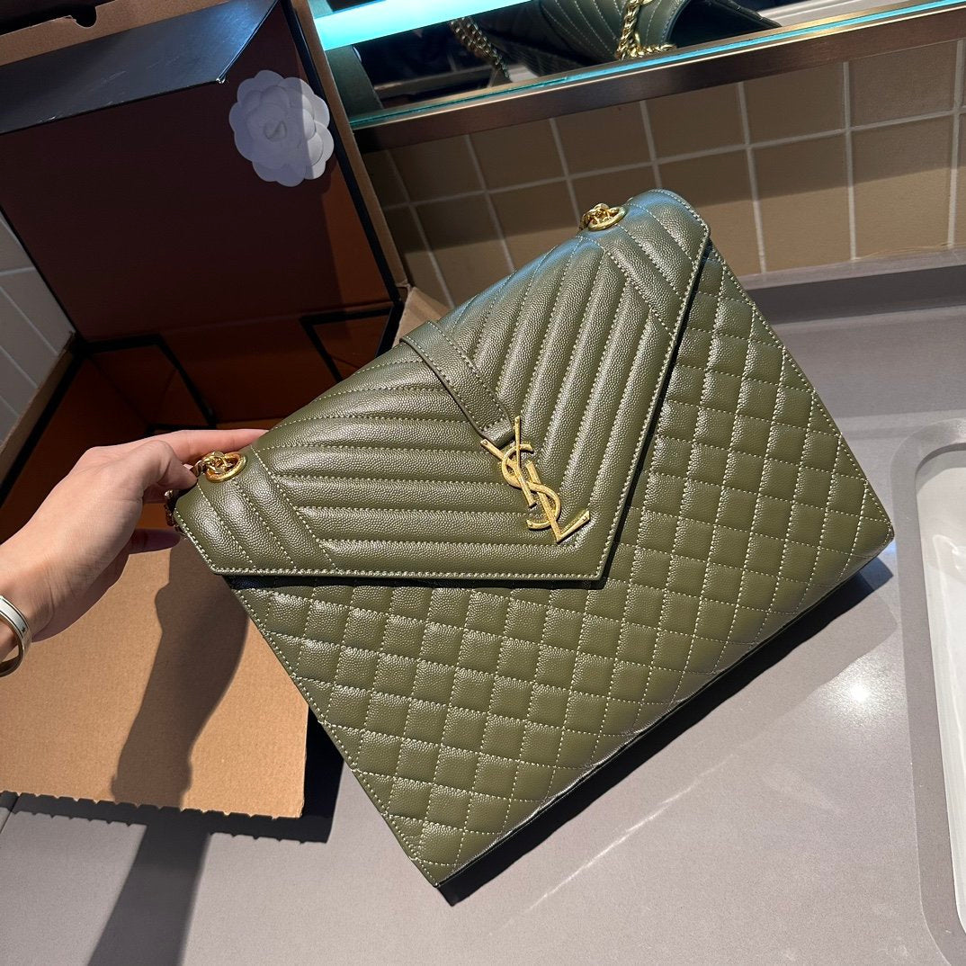 Fashionable and versatile diamond grid chain bag 1023121101