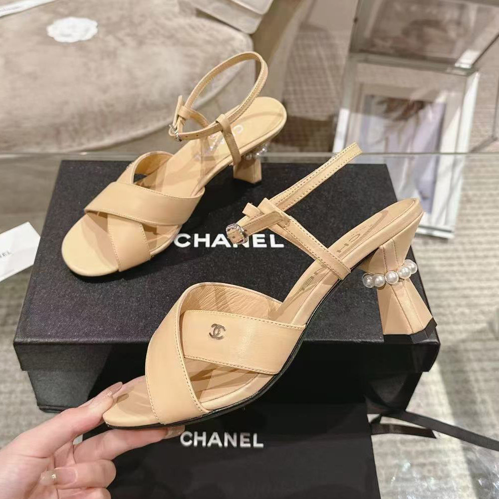 CNL Mary Jane exquisite pearl hot diamond combination high heels 1824061801