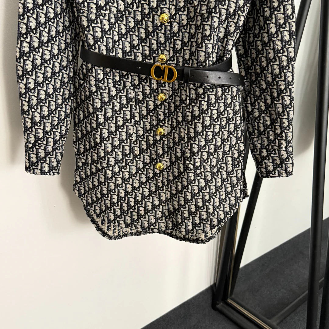 New Vintage DR Stand Collar Long-Sleeve Shirt 1025102103