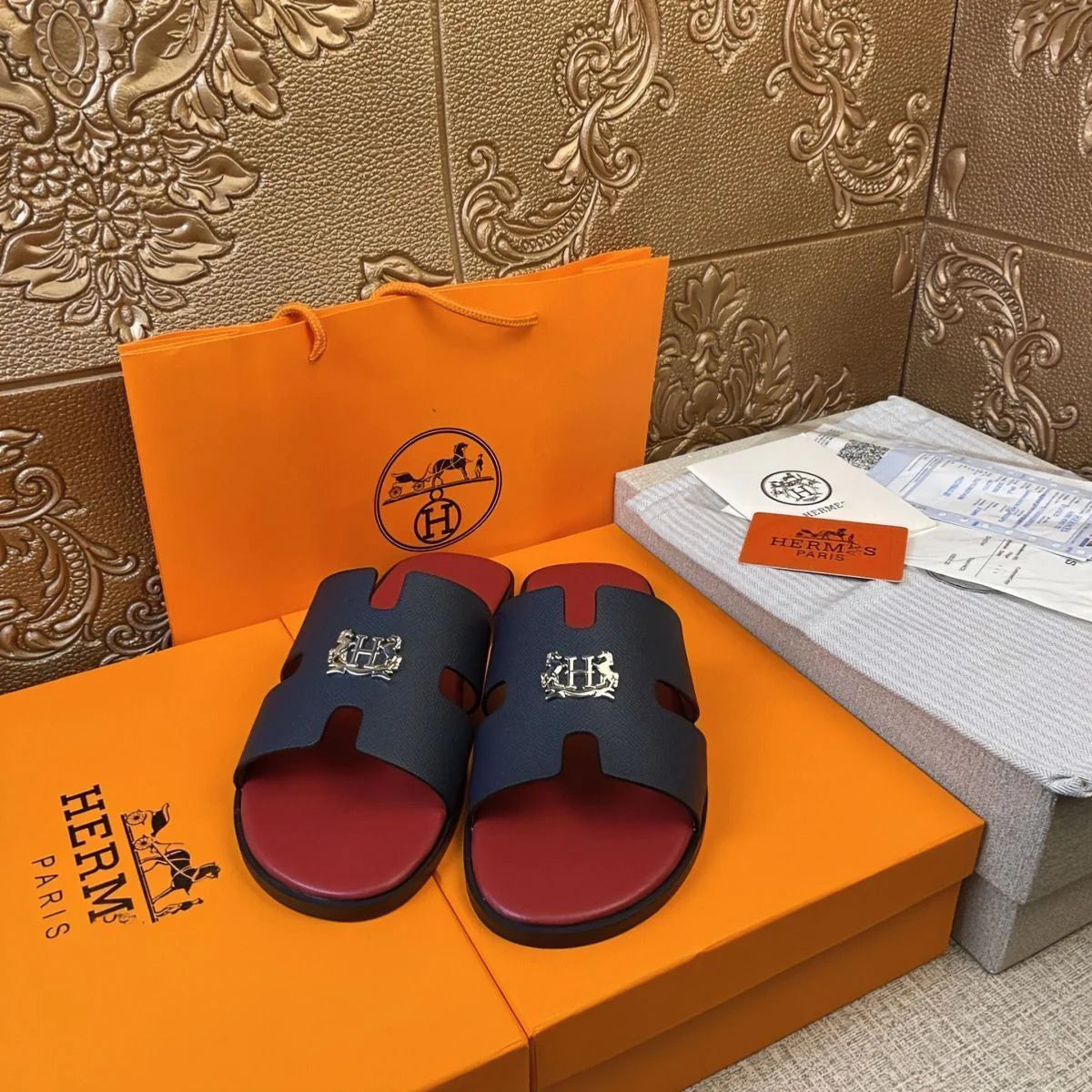 New High Leather Slippers 1024032121