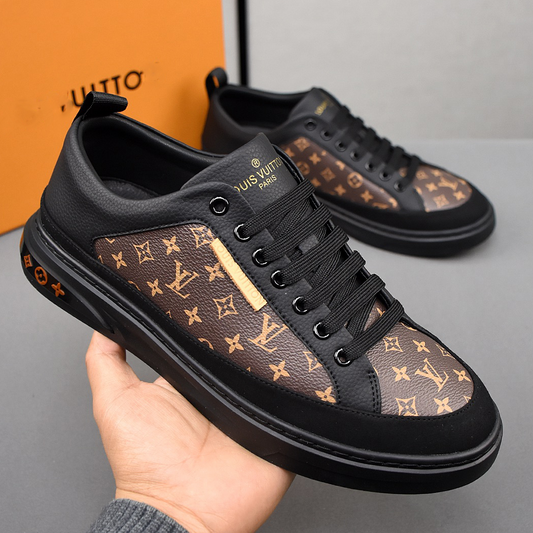 New V Logo Handmade men's sneakersXC052024031401