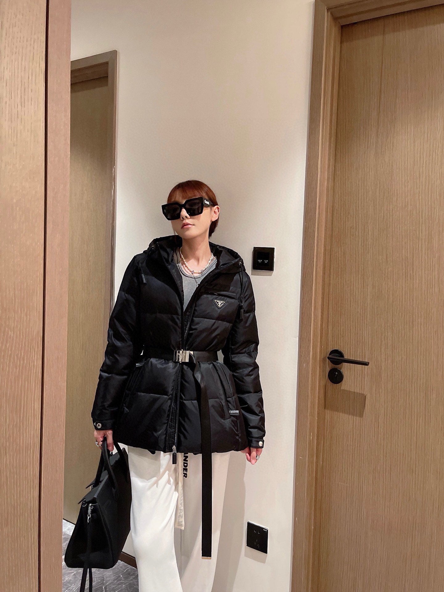 PRD fashion triangle logo down jacket 0724111208