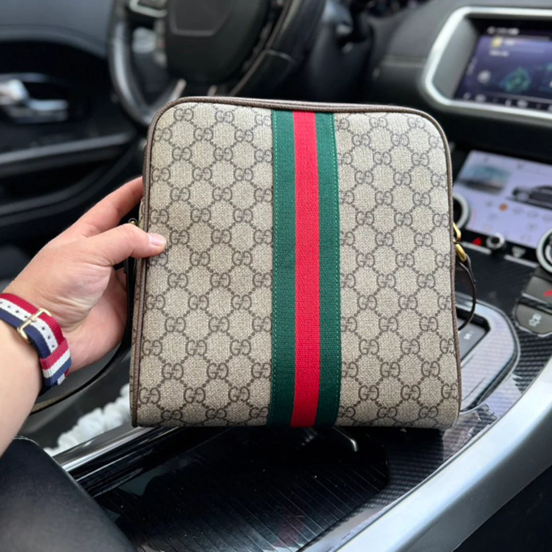 New style trendy genuine leather men's crossbody bag 10240223TJ23