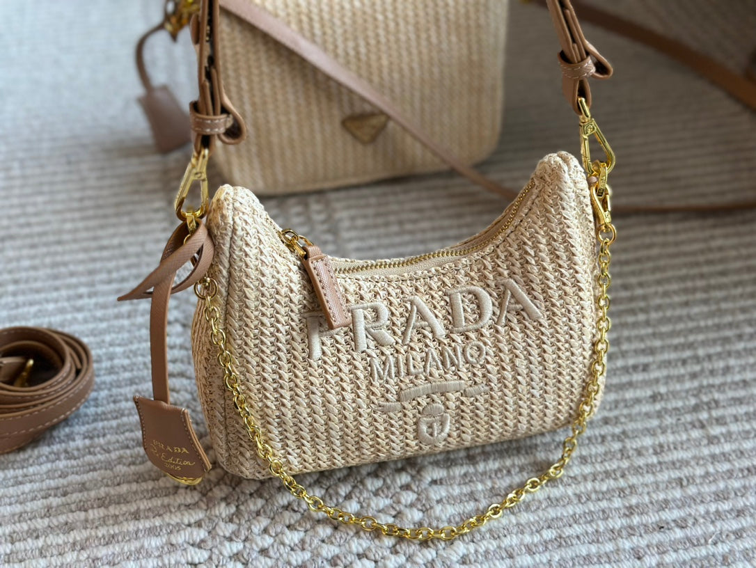 PRD fashionable straw armpit bag 0724032003