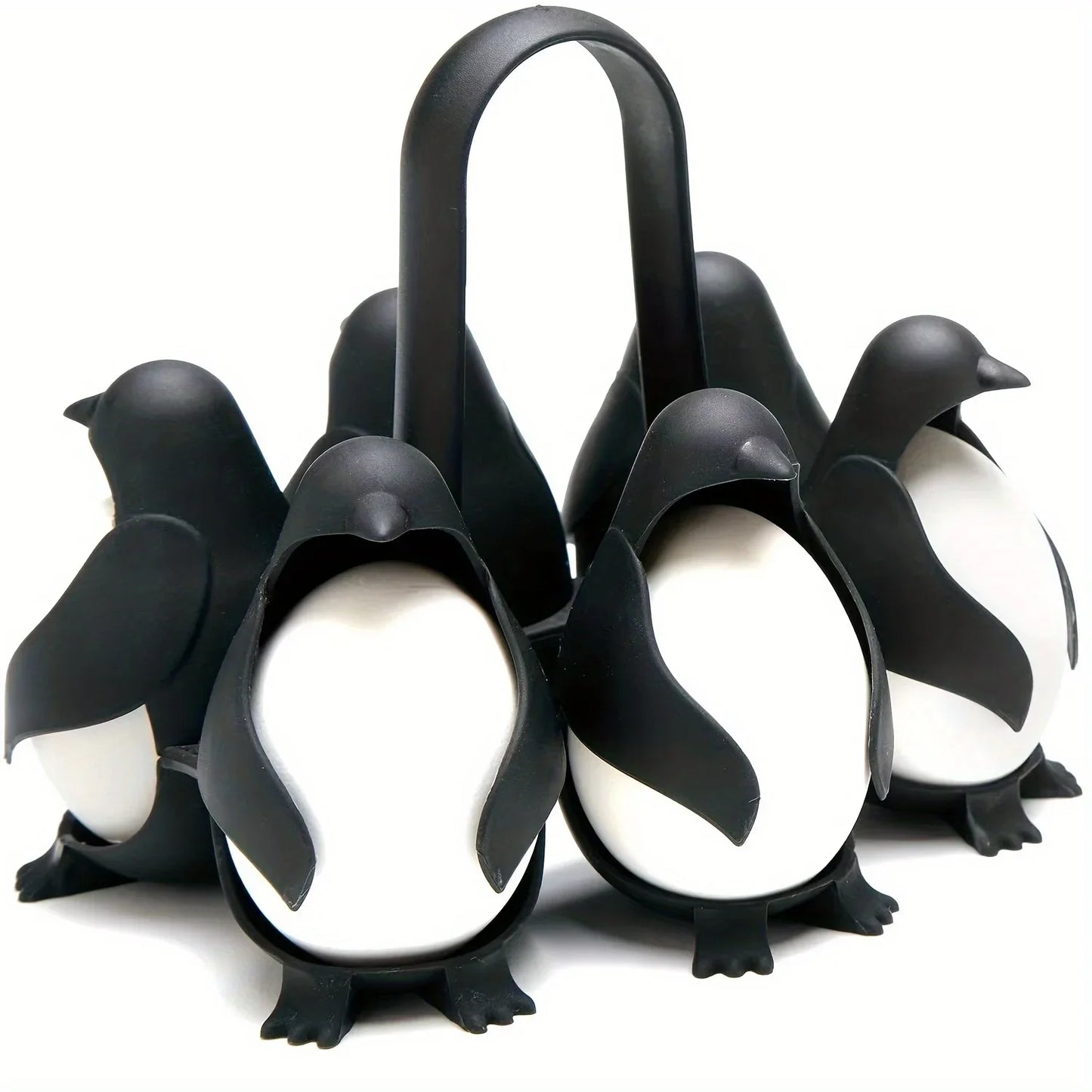 Penguin-Shaped Hard-Boiled Egg Rack Unique Kitchen Gadgets for Egg Storage and Cooking Utensils for Egg-Boiling