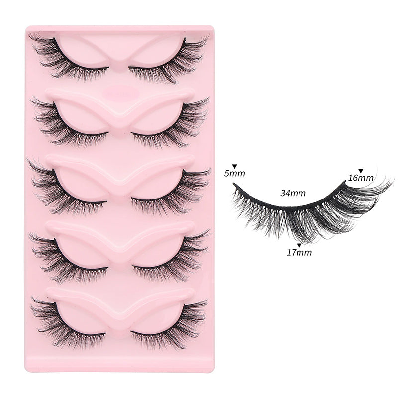 Tropical Pulse 5 Pairs Natural Lashes