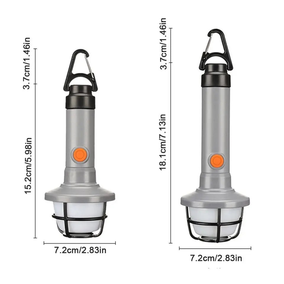 Four types of lighting strips with hooks for quick charging, waterproof, strong light camping lights