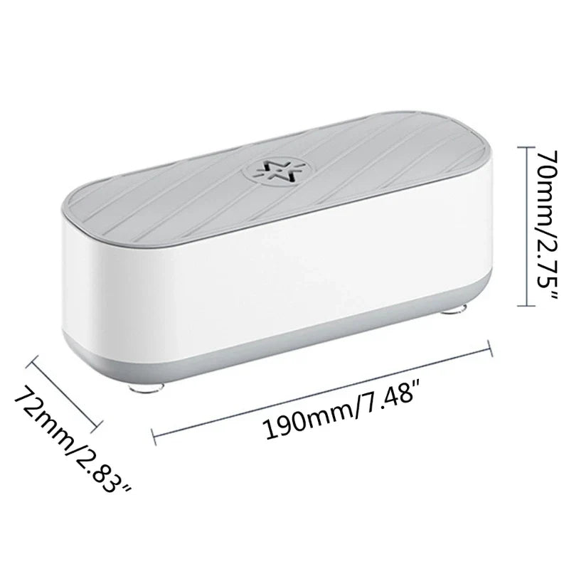 Portable Ultrasonic Jewelry Cleaner Low Noise Ultrasonic Cleaner Machine for Jewelry,Ring,Silver,Retainer,Eyeglass,Watch