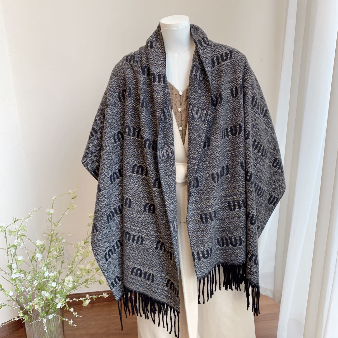 Premium Quality 3D Cashmere Scarf 1025090807