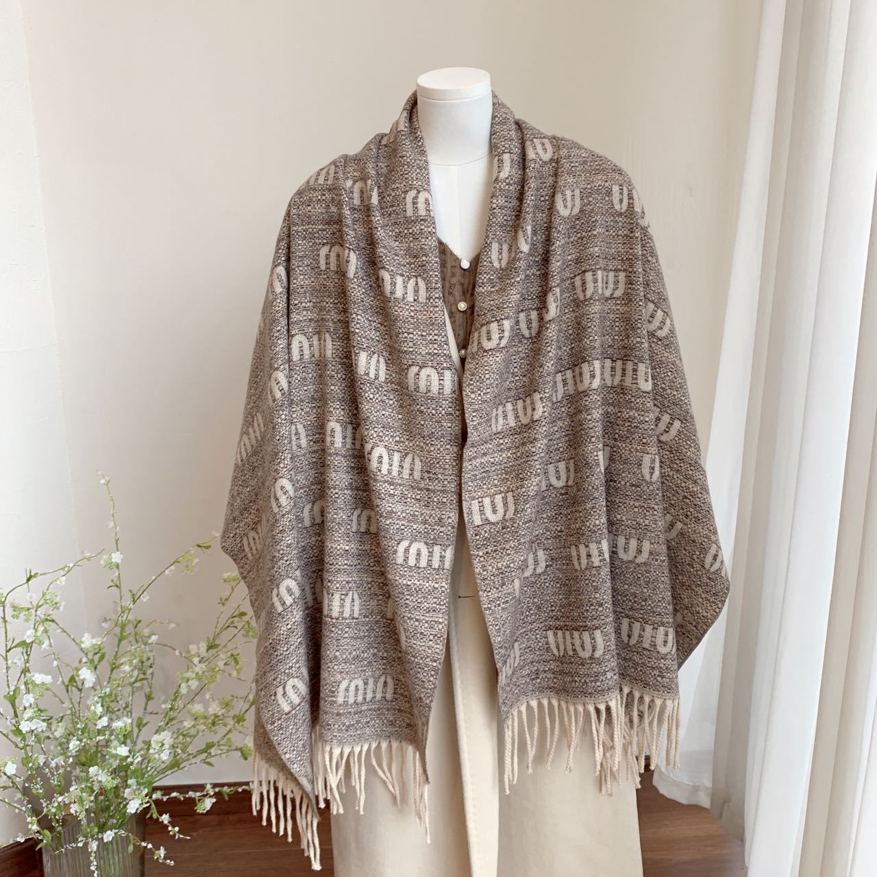 Premium Quality 3D Cashmere Scarf 1025090807