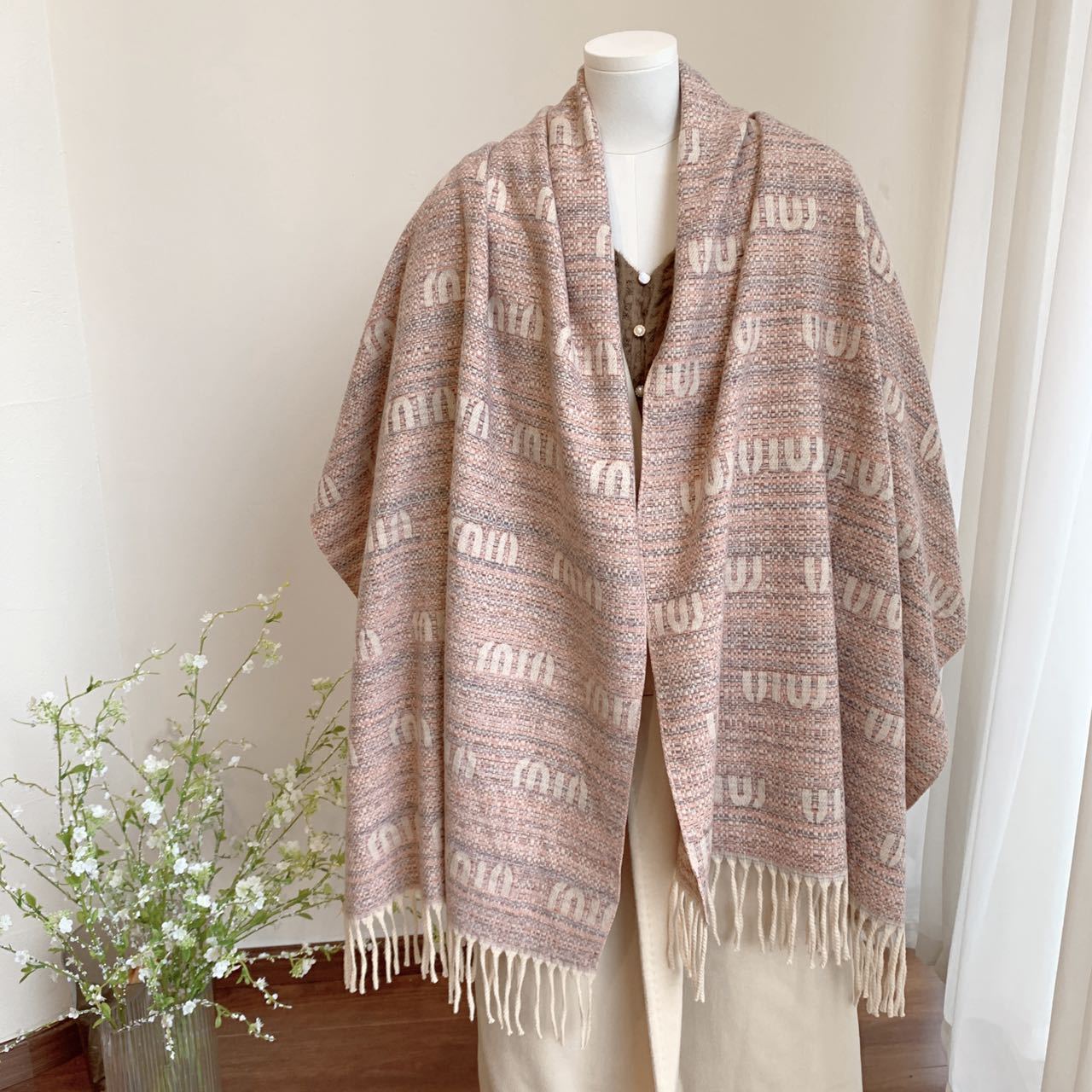 Premium Quality 3D Cashmere Scarf 1025090807