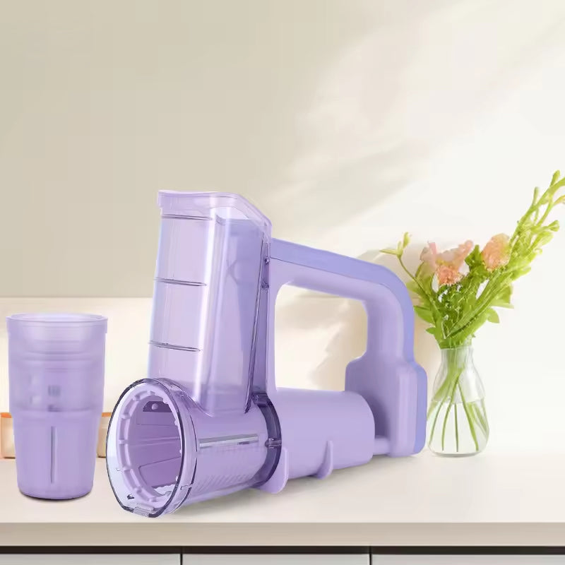 Electric Plastic Vegetable Cutter Slicer and Cheese Grater for Home Use Square Shape