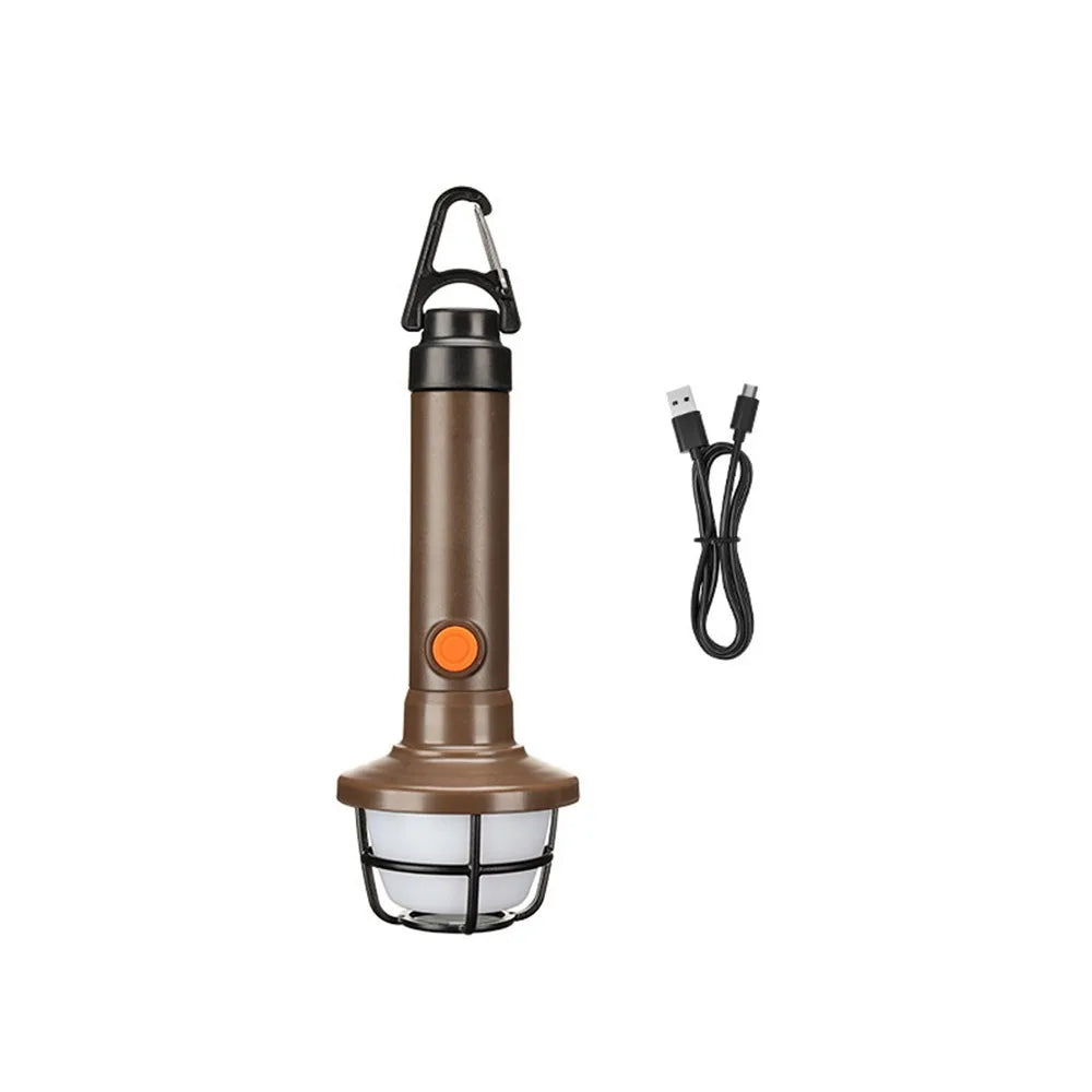 Four types of lighting strips with hooks for quick charging, waterproof, strong light camping lights