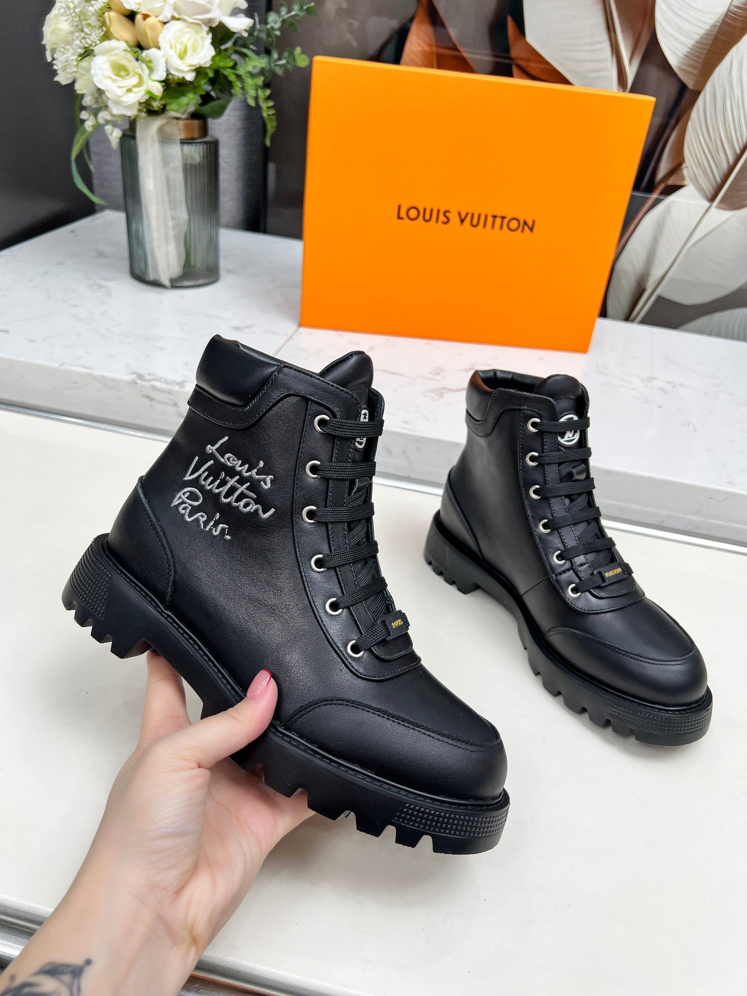 Lvv 25ss Autumn and Winter New Printed Women's boots 0725082101