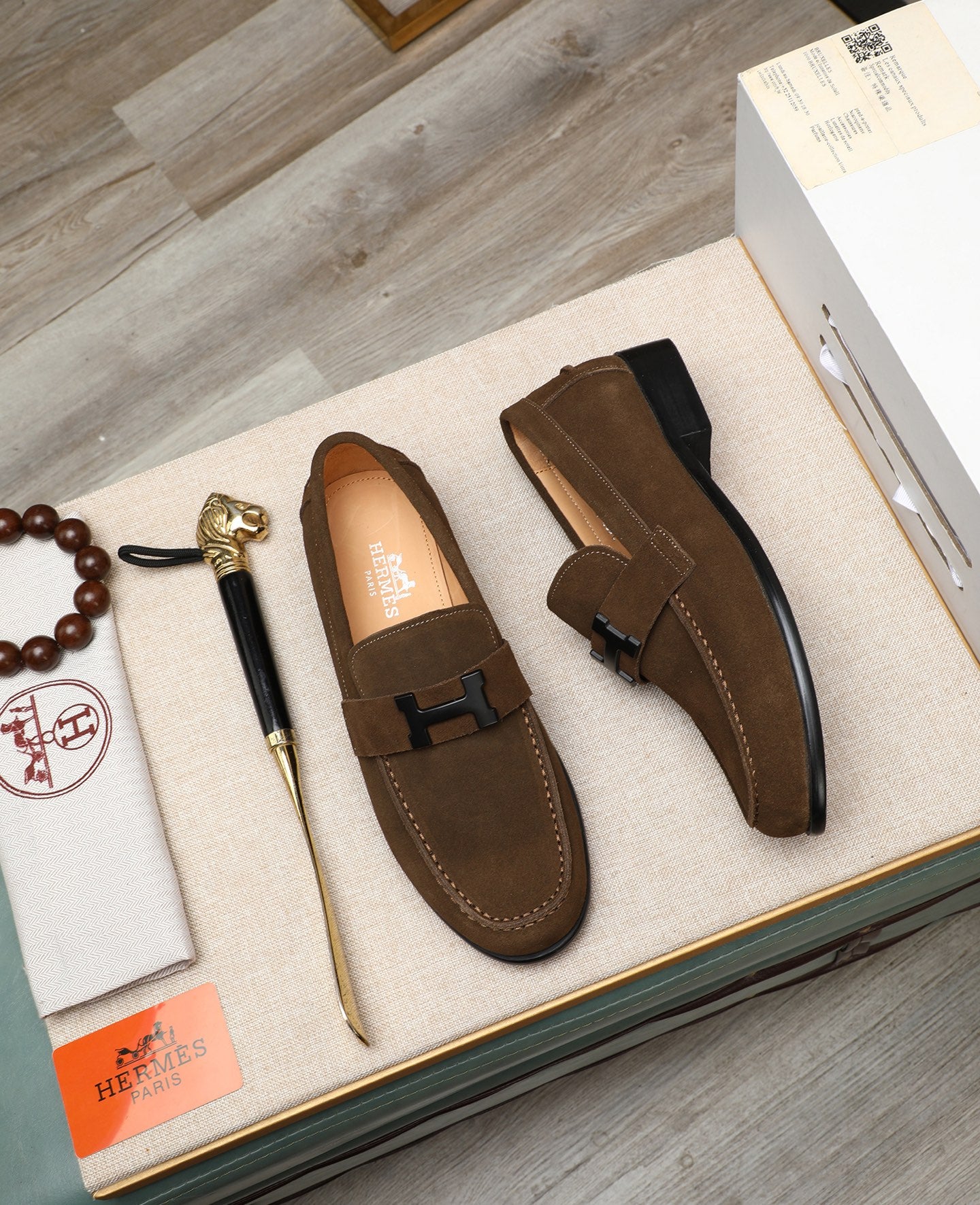 HMS suede loafers 0725070202