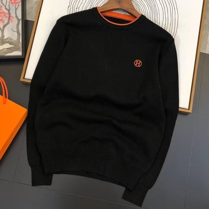 Fashion And Minimalist Round Neck Warm Knit Sweater 1023121310