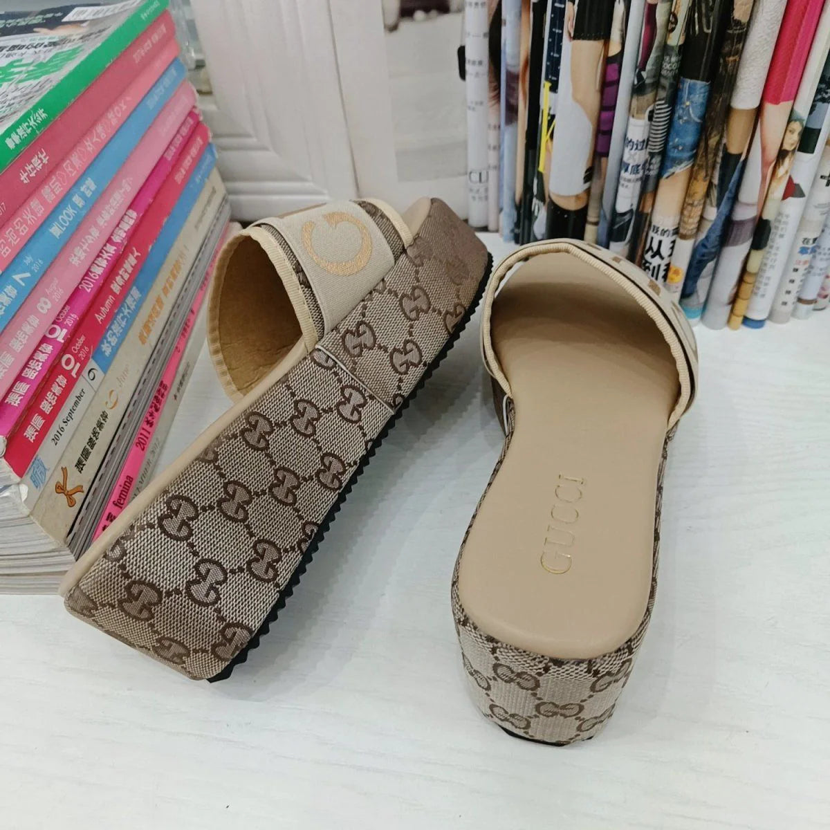 New Metallic Letter Women's Sandals 1024031806